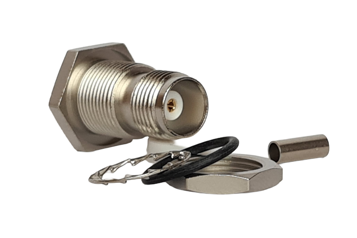 TNC-Einbaubuchse Cr/Cr