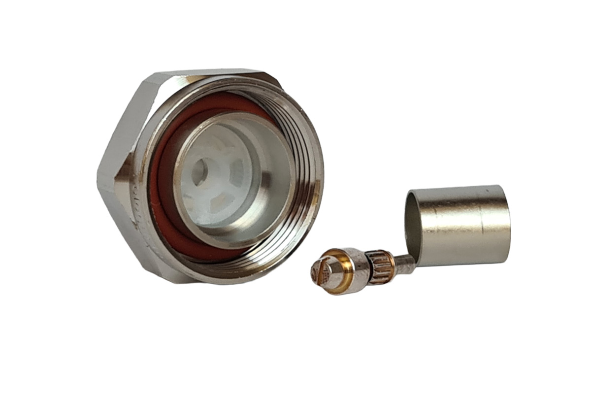 7-16 Kabelstecker Cr/Cr 50 Ohm