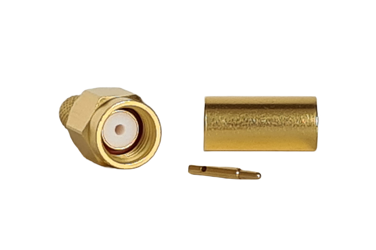 SMA Stecker CR 50 OHM AU